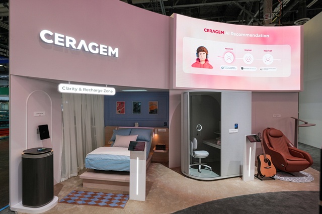 세라젬이 CES 2026에서 나를 가장 잘 아는 살아 숨쉬는 집을 주제로 AI 웰니스 홈을 공개한다. /세라젬