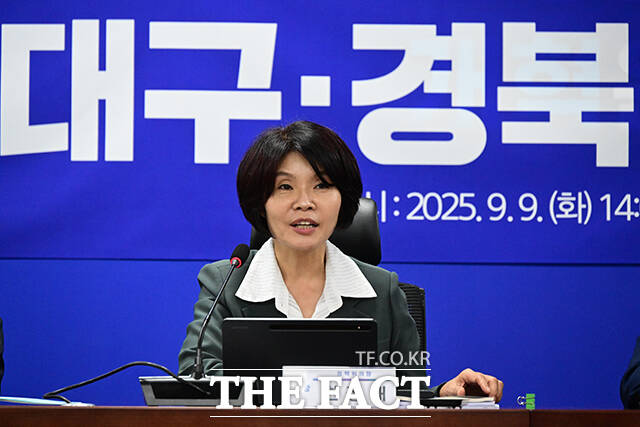 더불어민주당과 정부는 7일 2026년도 경제성장 전략을 논의하기 위한 당정 협의를 개최했다. 여당은 경기 활성화를 위한 적극적인 거시 정책은 물론, 소비·투자·수출 등 부문별로 활성화 대책을 추진할 것을 정부에 주문했다. 사진은 한정애 민주당 정책위의장. /남윤호 기자