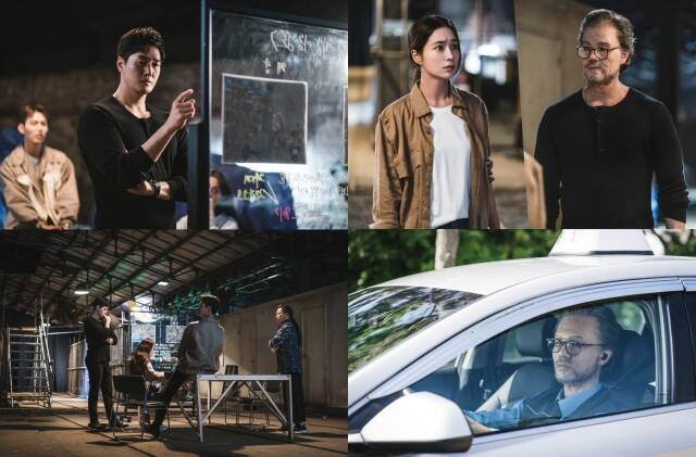 티빙 오리지널 '빌런즈' 제작진이 7-8회 공개를 앞두고 유지태와 이민정의 모습이 담긴 스틸을 공개했다. /티빙