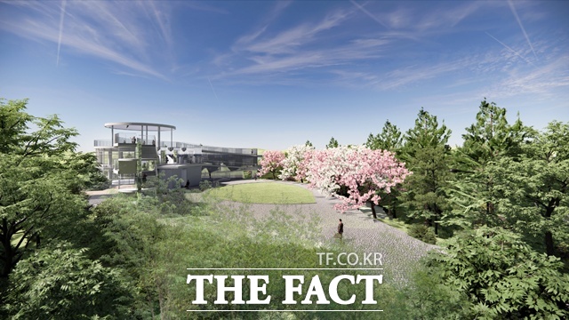 진양호 노을전망대 조감도. /진주시