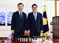  김종철 방미통위 위원장 접견하는 우원식 국회의장 [TF사진관]