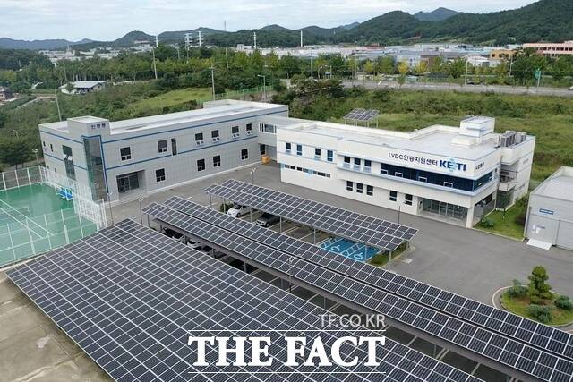 나주혁신산단 KETI LVDC 인증지원센터 전경. /전남도