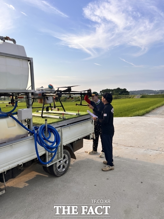영광군이 신규 농업인 현장실습교육을 실시하고 있다. /영광군