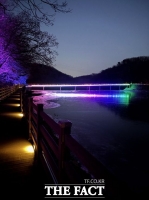  파주시, '파주 공릉호수' 빛의 공간으로 새롭게 조성…1단계 완료