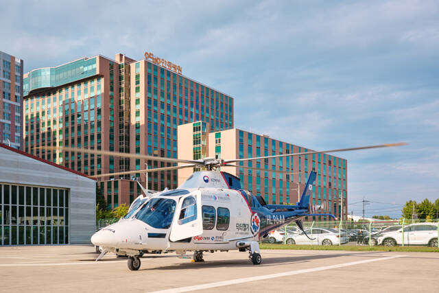 탁터헬기. /안동병원