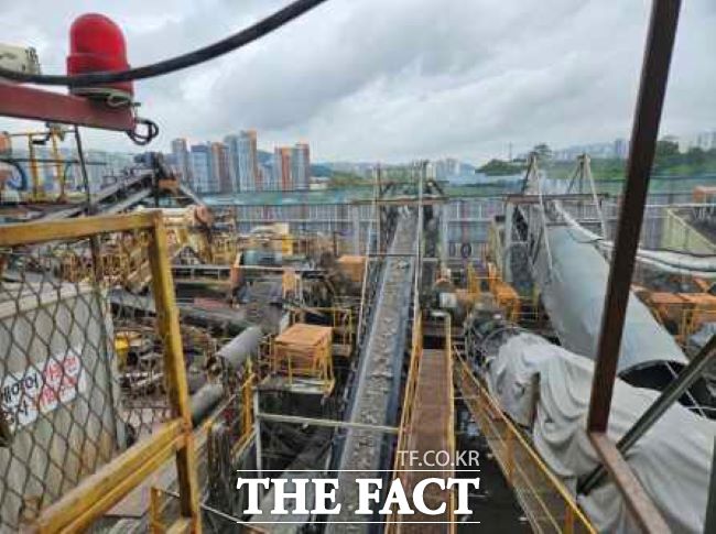 용인시 내 대기오염물질 배출사업장. /용인시