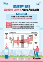  파주시, 운정중앙역 일대 공유 이동장치 '지정주차제' 시행