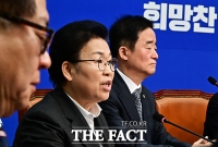  첫 최고위 참석한 문정복 신임 최고위원 [포토]