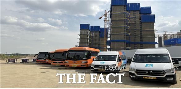 인천 검단신도시에서 운행 중인 수요응답형 버스. /인천시