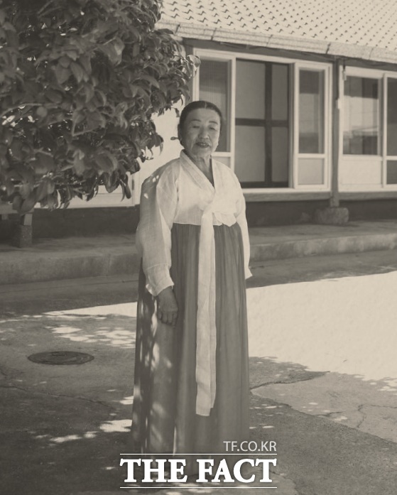 강강술래 예능보유자 박용순 씨. /진도군