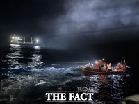  울릉도 덮칠 뻔한 6000톤급 러시아 화물선…해경, 16시간 사투 끝 막았다