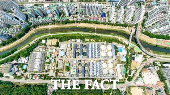 밀폐공간 안전사고 제로(Zero)를 달성한 의정부시 공공하수처리시설의 전경. /의정부시