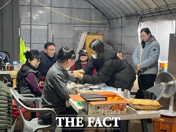 금산군 산업보건의 활동 모습 /금산군