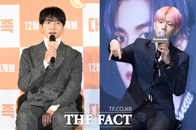 이승기(왼쪽)의 105억 전세를 기점으로 차가원 대표는 다른 세대들을 담보로 수십억 원을 추가로 대출 받았다. 백현의 160억 전세 후에는 라누보 1차 한 세대가 220억 원에 매물이 올라와 있다. /더팩트 DB