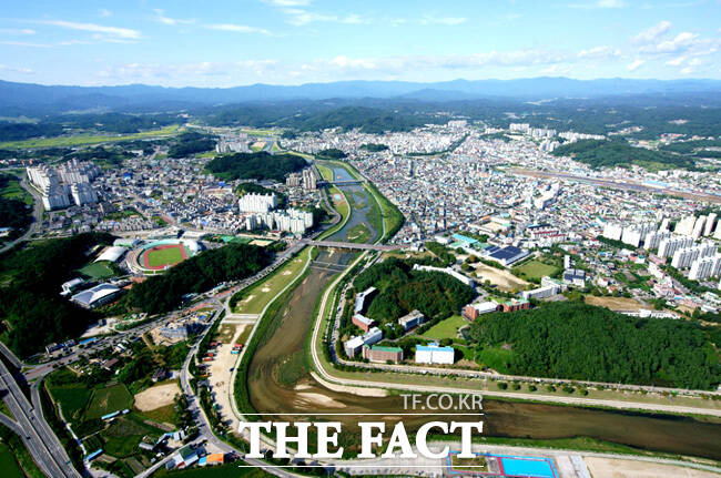 영주시 시가지 전경. /영주시