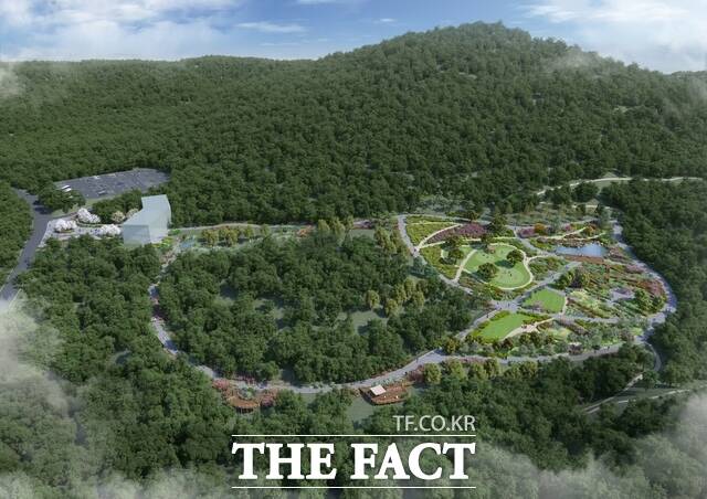 당진시 고대면 옥현리 지방정원 조감도. /당진시