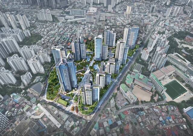 전농8구역에 1760세대 대단지 아파트가 들어선다. /서울시