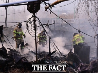  구룡마을 화재 8시간30분만 완진…이재민 180명 (종합)