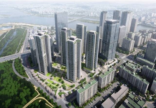 여의도 광장아파트 28 재건축 정비사업 조감도. /영등포구