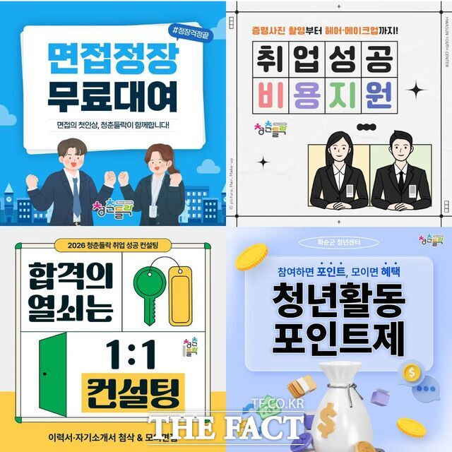 화순군 청년 구직자 지원사업 관련 포스터. /화순군