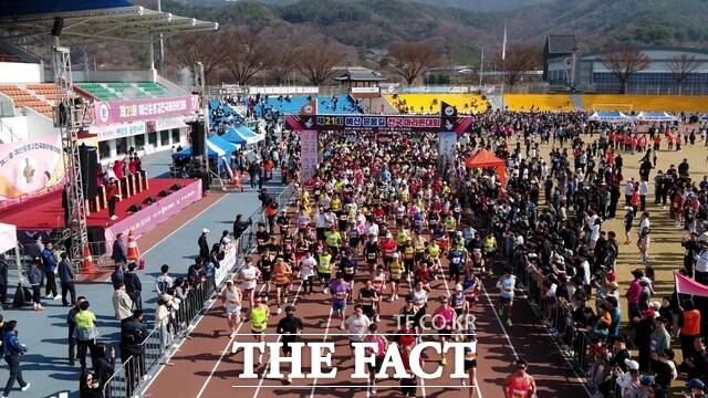 2025년 예산군 윤봉길 전국 마라톤 대회 모습. /예산군