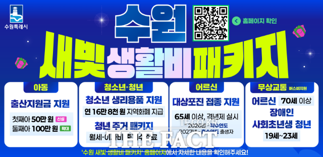 새빛생활비패키지 포스터. /수원시