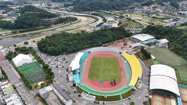 영주시민운동장 전경. /영주시