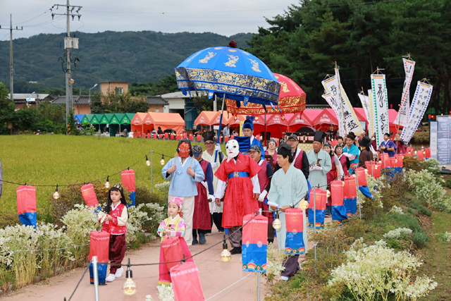 금당야행 행사 모습. /예천군