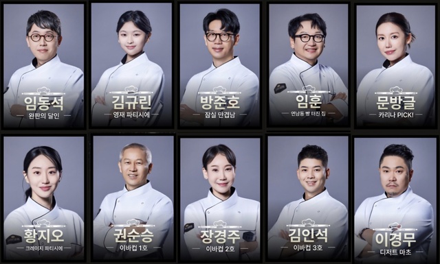MBN 새 예능프로그램 천하제빵 제작진이 10인의 참가자 라인업을 공개했다. /MBN
