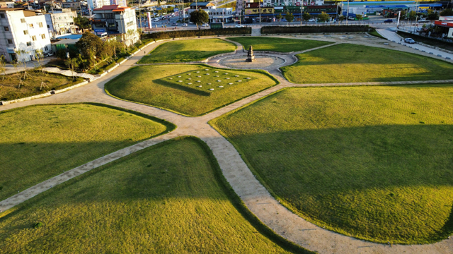 1011년 건립된 고려시대 개심사지 오층석탑 일대 모습. /예천군