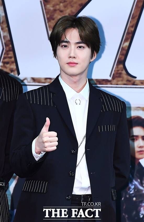 그룹 엑소 멤버 수호가 나는 SOLO OST를 가창한다. /더팩트 DB