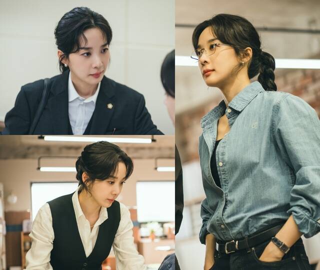 배우 이청아가 ENA 새 월화드라마 아너에서 발로 뛰는 행동파 변호사 황현진 역을 맡는다. /KT스튜디오지니