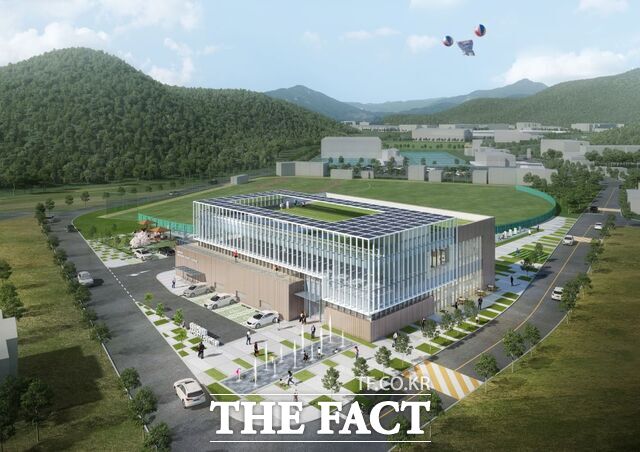 완도군 반다비 체육센터 조감도./완도군