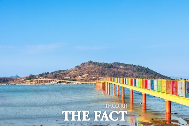 우도 레인보우교 전경 /고흥군