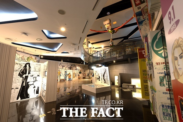 한국만화박물관 상설전시실 전경. /한국만화영상진흥원