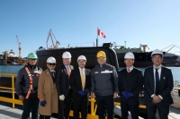  캐나다 온타리오주 장관 거제사업장 방문…한화오션, 산업 협력 방안 제시