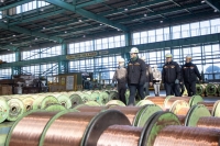  김대헌 호반그룹 사장, 대한전선 당진공장 방문…'신사업 철저히'