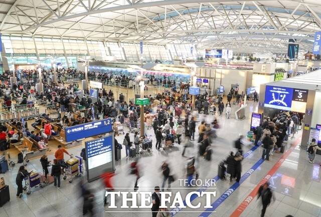 인천국제공항 제1여객터미널 전경. /인천공항공사