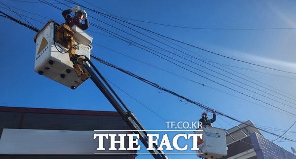 대전시가 과학기술정보통신부로부터 공중케이블 정비사업 지자체 평가에서 2년 연속 상 등급을 받았다. /대전시