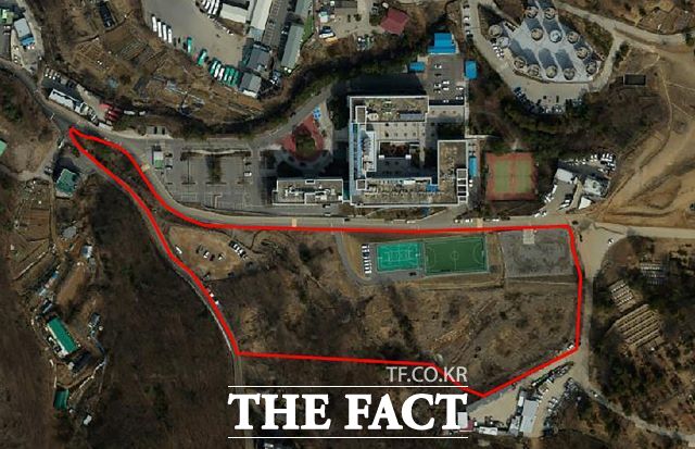 성남시 분당구 야탑밸리 부지 항공사진. /성남시