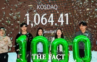  코스닥 4년 만에 '1000선 돌파' [포토]