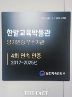  한밭교육박물관, 문화체육관광부 평가인증 우수기관 선정