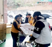  대한적십자사 대전세종지사, 한파 취약계층 400가구에 구호물품 지원
