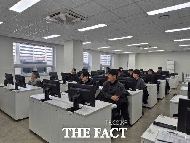 학교통합지원시스템 구축 관련 교육장면. /세종시교육청