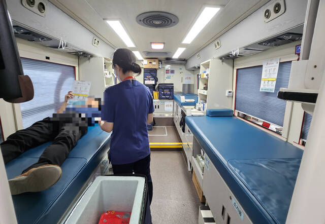 지난해 열린 생명나눔 사랑의 헌혈 모습. /울진군