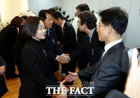  고 이해찬 빈소 찾은 김재연 진보당 상임대표-윤종오 원내대표 [TF사진관]