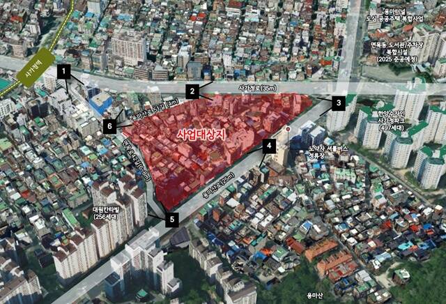 이곳에는 최고 35층, 총 1300세대 공공주택이 들어선다./서울시
