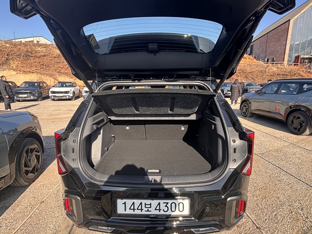 동급 최대 수준의 적재 용량 536L 확보한 셀토스 러기지 공간 . /황지향 기자