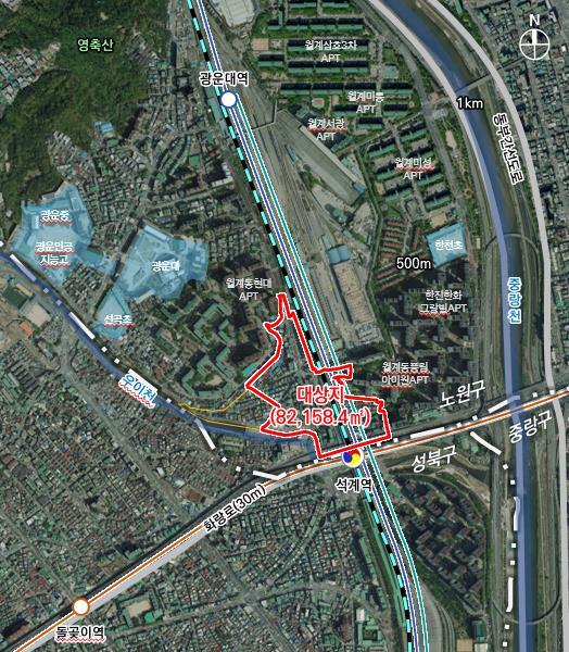 서울시는 지난 28일 개최한 제1차 도시·건축공동위원회에서 석계역 지구단위계획구역 지정 및 계획 결정(안)을 수정 가결했다고 29일 밝혔다. /서울시