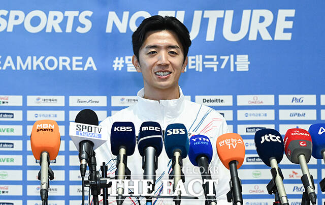 바이애슬론 최두진 선수.